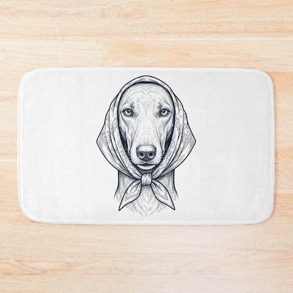 Artikelvorschau, Lustige Greyhound Babushka Hundemama entworfen und verkauft von DoodleTortle.