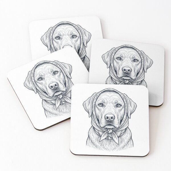 Item preview, Funny Labrador Retriever Babushka Dog Mom designed and sold by DoodleTortle.