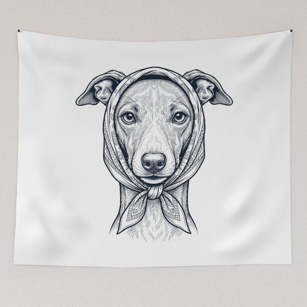 Item preview, Funny Italian Greyhound Babushka Dog Mom designed and sold by DoodleTortle.