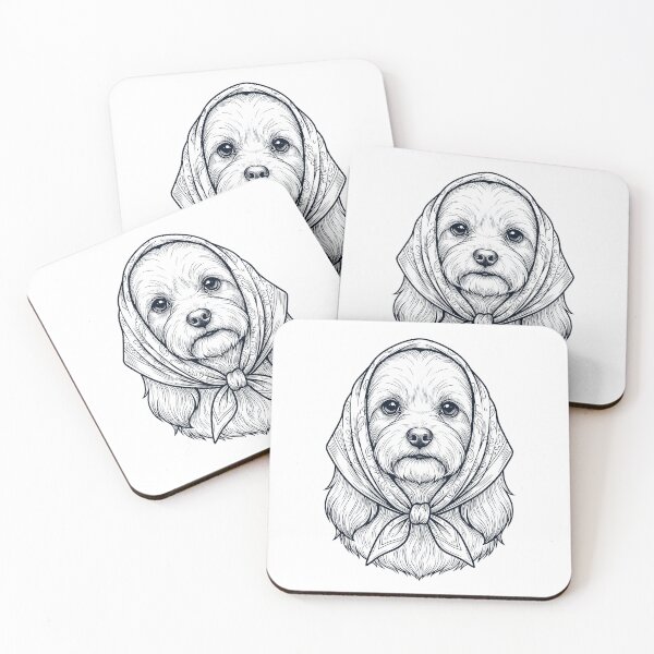 Item preview, Funny Maltese Babushka Dog Mom designed and sold by DoodleTortle.