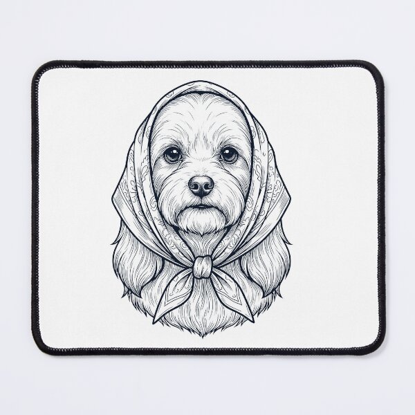 Item preview, Funny Maltese Babushka Dog Mom designed and sold by DoodleTortle.