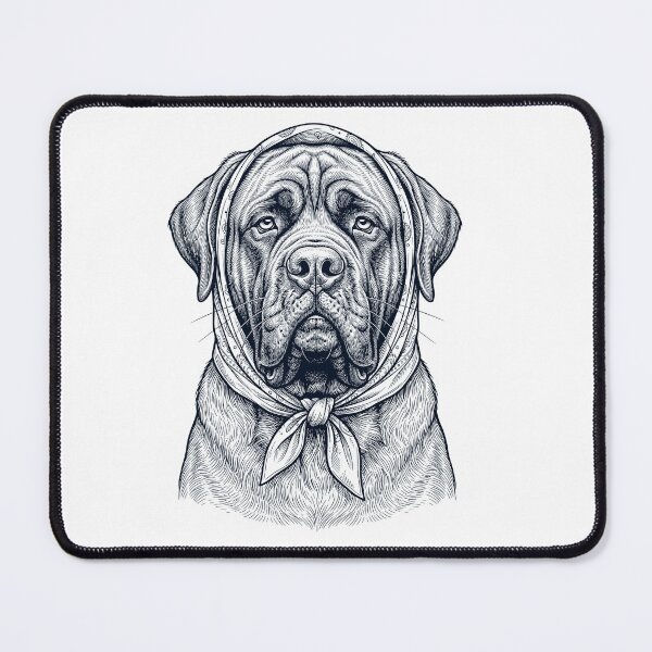 Item preview, Funny Mastiff Babushka Dog Mom designed and sold by DoodleTortle.