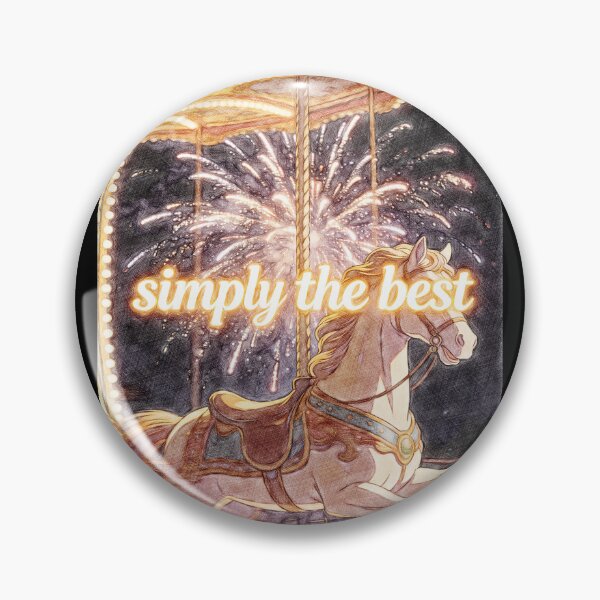 Item preview, Simply The Best – Vintage Carousel Horse and Fireworks Art designed and sold by Hen-C-Art.