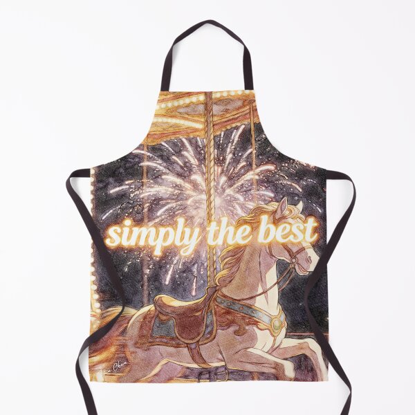 Item preview, Simply The Best – Vintage Carousel Horse and Fireworks Art designed and sold by Hen-C-Art.
