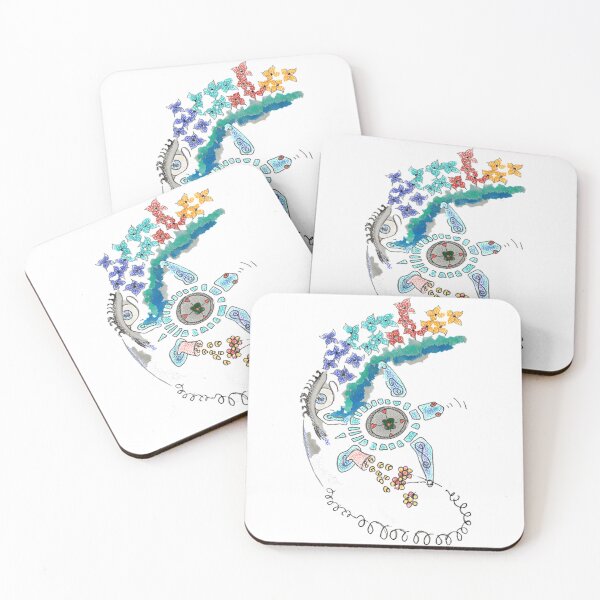 Item preview, Forward Abstract Sea Turtle Cosmic Ocean Journey designed and sold by drawfreak.