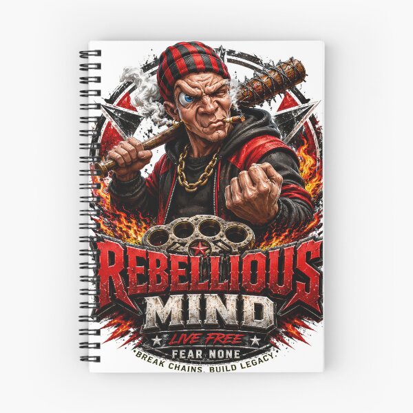 Item preview, Rebellious Mind Live Free Fear None designed and sold by KLERIKSTORE.