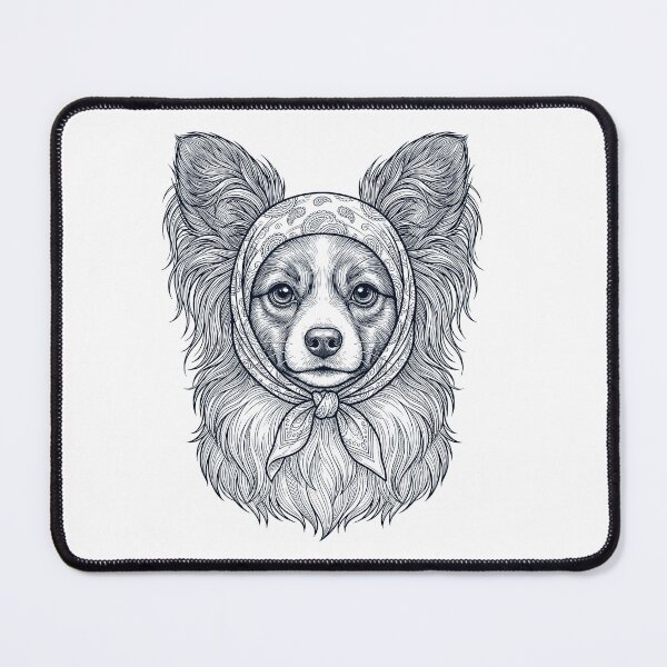 Item preview, Funny Papillon Babushka Dog Mom designed and sold by DoodleTortle.