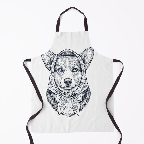 Item preview, Funny Pembroke Welsh Corgi Babushka Dog Mom designed and sold by DoodleTortle.