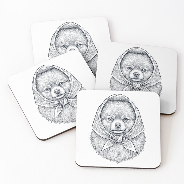 Item preview, Funny Pomeranian Babushka Dog Mom designed and sold by DoodleTortle.