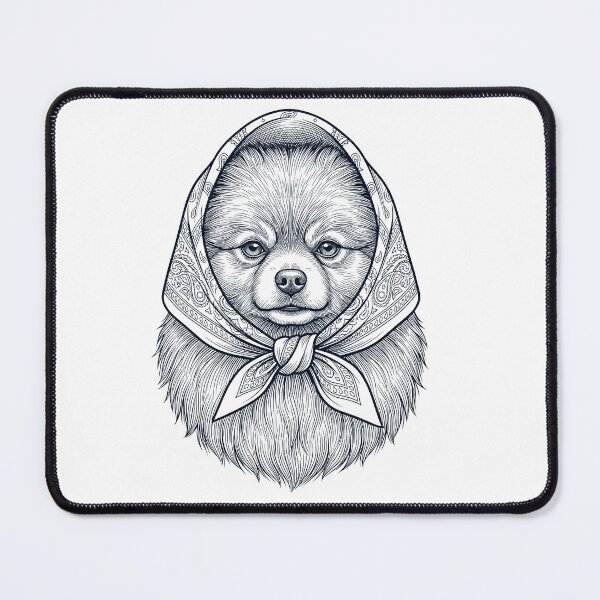Item preview, Funny Pomeranian Babushka Dog Mom designed and sold by DoodleTortle.