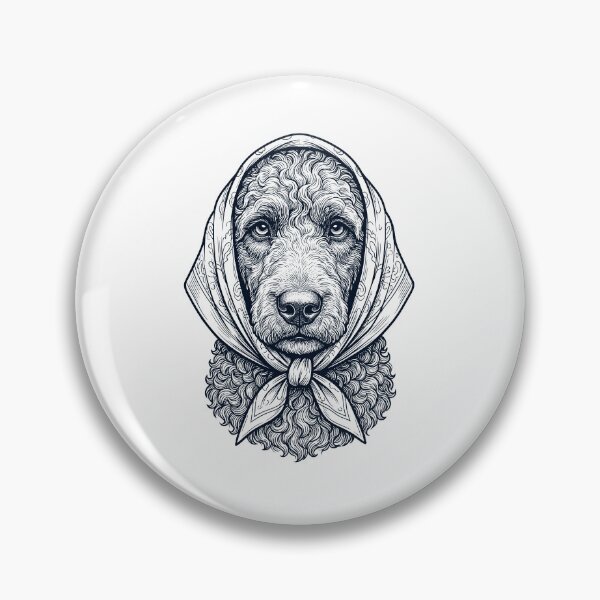 Item preview, Funny Portuguese Water Dog Babushka Dog Mom designed and sold by DoodleTortle.