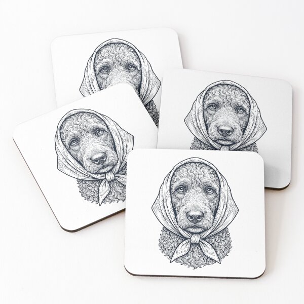 Item preview, Funny Portuguese Water Dog Babushka Dog Mom designed and sold by DoodleTortle.
