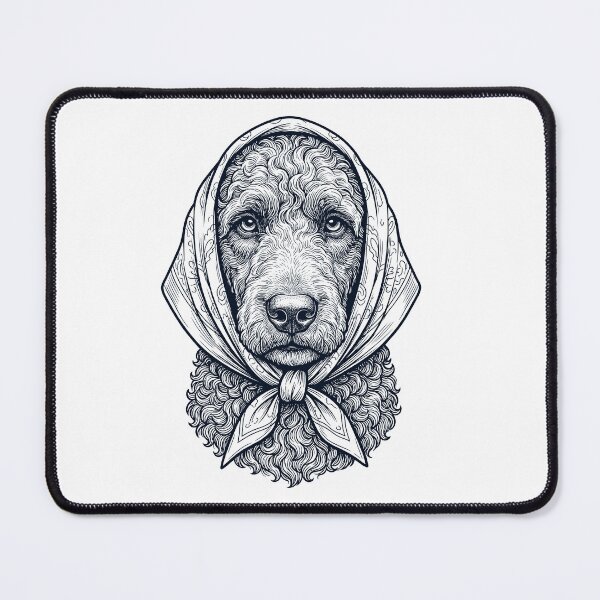 Item preview, Funny Portuguese Water Dog Babushka Dog Mom designed and sold by DoodleTortle.
