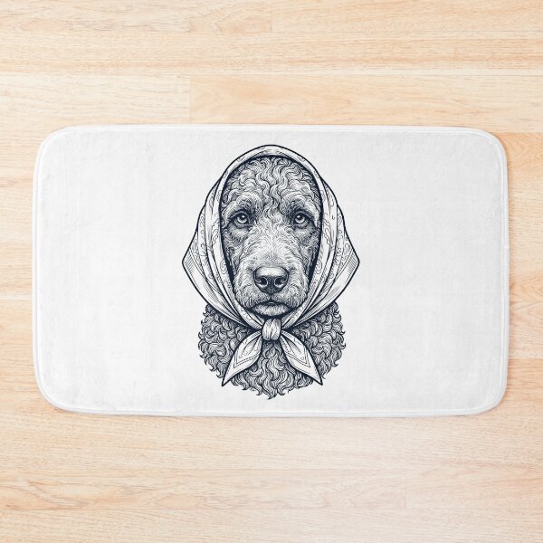 Item preview, Funny Portuguese Water Dog Babushka Dog Mom designed and sold by DoodleTortle.