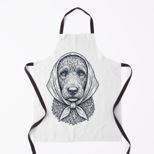 Item preview, Funny Portuguese Water Dog Babushka Dog Mom designed and sold by DoodleTortle.