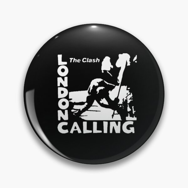 Item preview, The Clash London Calling Punk Rock Retro Graphic designed and sold by memoryweaverart.
