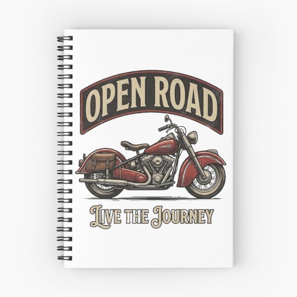 Item preview, Open Road Live Journey Chopper Motorcycle designed and sold by GiggleInkTees.