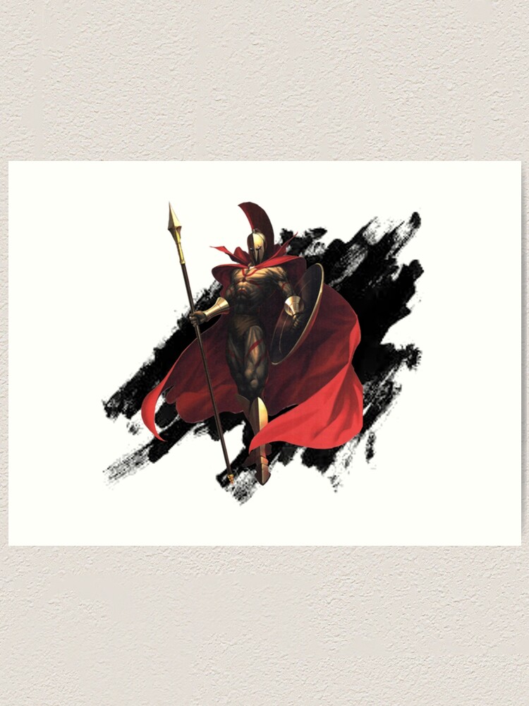 Lancer Leonidas Art Print By Simonemnt Redbubble