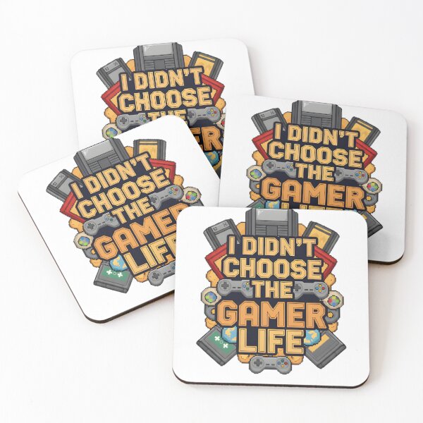 Item preview, I Didn't Choose Gamer Life Retro Design designed and sold by RetroPixel Apparel.