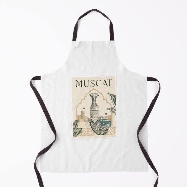 Item preview, Muscat Oman Travel Poster Khanjar Art designed and sold by Beyond Destinations.
