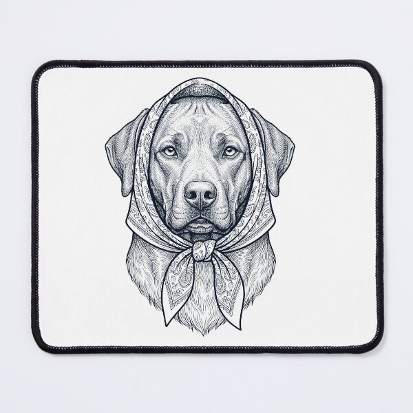 Item preview, Funny Rhodesian Ridgeback Babushka Dog Mom designed and sold by DoodleTortle.