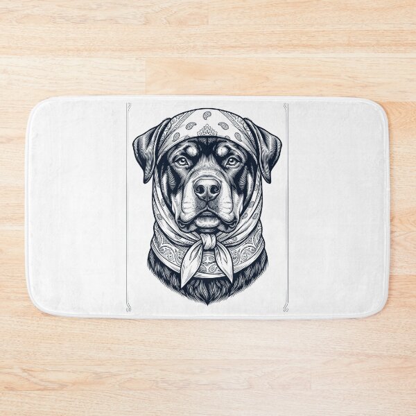 Item preview, Funny Rottweiler Babushka Dog Mom designed and sold by DoodleTortle.