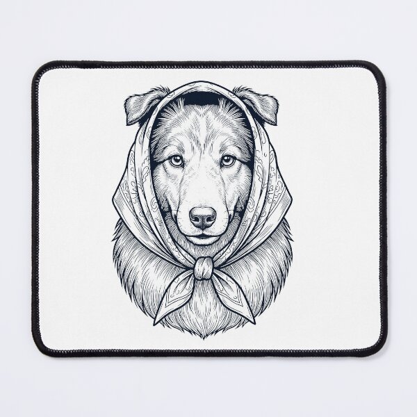 Item preview, Funny Shetland Sheepdog Babushka Dog Mom designed and sold by DoodleTortle.