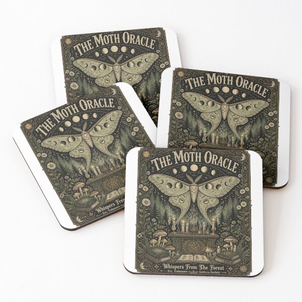 Item preview, The Moth Oracle Vintage Occult Tarot Tee designed and sold by DeadPixel89.