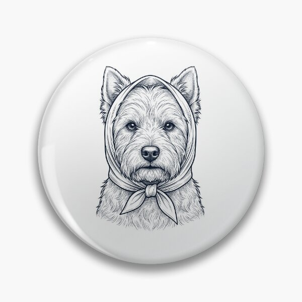 Item preview, Funny West Highland White Terrier Babushka Dog Mom designed and sold by DoodleTortle.