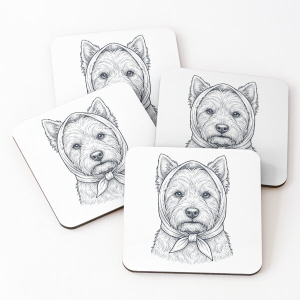 Item preview, Funny West Highland White Terrier Babushka Dog Mom designed and sold by DoodleTortle.