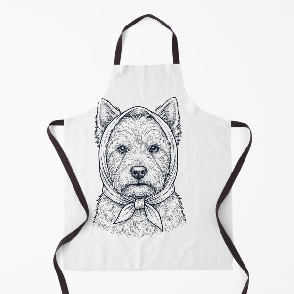 Item preview, Funny West Highland White Terrier Babushka Dog Mom designed and sold by DoodleTortle.