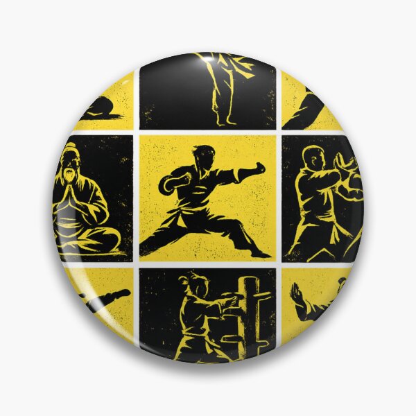 Item preview, Kung Fu Martial Arts Pop Art Design designed and sold by redsharkuk.