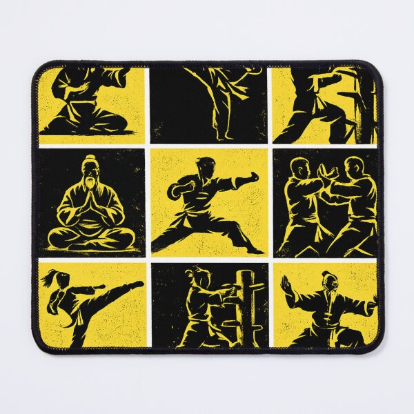 Item preview, Kung Fu Martial Arts Pop Art Design designed and sold by redsharkuk.