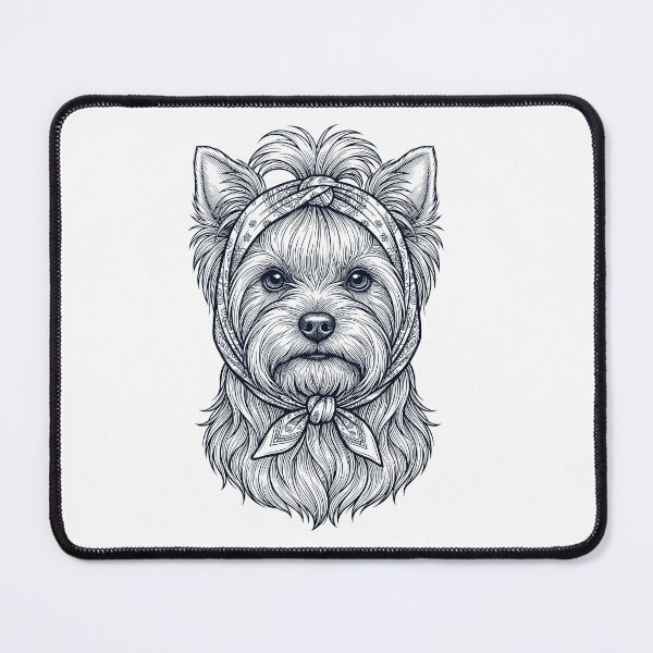 Item preview, Funny Yorkshire Terrier Babushka Dog Mom designed and sold by DoodleTortle.