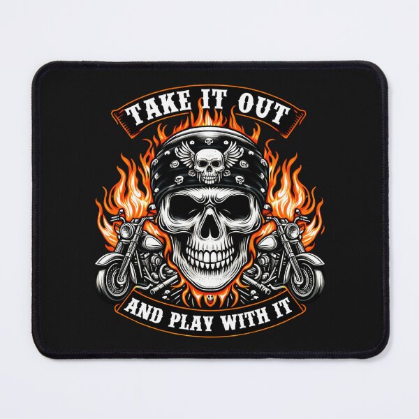Item preview, Skeleton Biker Funny Motorcycle Rider designed and sold by TrantowDangelo.