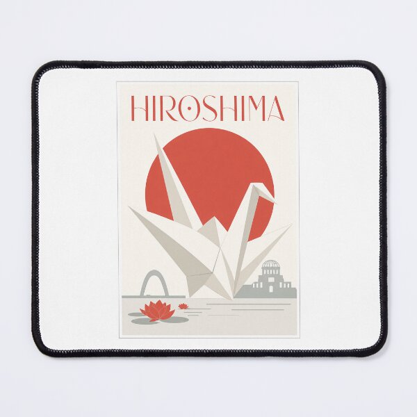 Item preview, Hiroshima Japan Travel Poster Origami Crane designed and sold by Beyond Destinations.