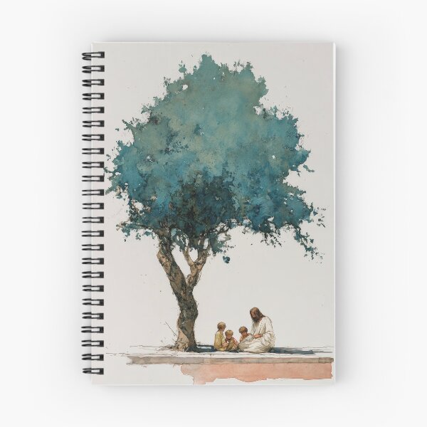 Item preview, Jesus Blessing Children Art, Christian Nursery, Jesus with Children Watercolor, Bible Wall Decor, Kids Room Faith Art designed and sold by FaithArtCrea.