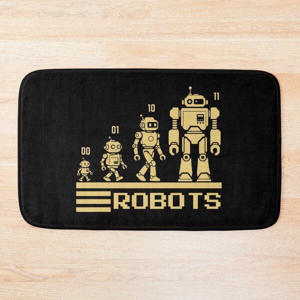 Item preview, 01 10 11 Binary Code Robots Coder Software Engineer designed and sold by SchlossInspire.