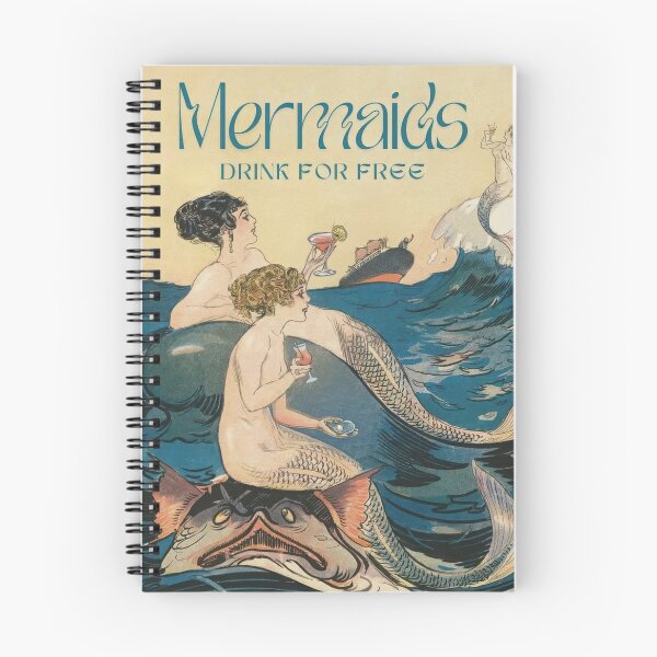 Item preview, Mermaids Drink For Free designed and sold by sarahchapmand.