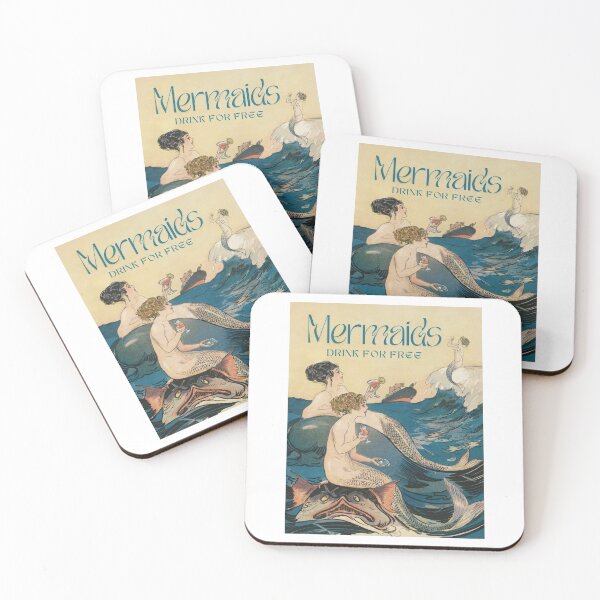 Item preview, Mermaids Drink For Free designed and sold by sarahchapmand.