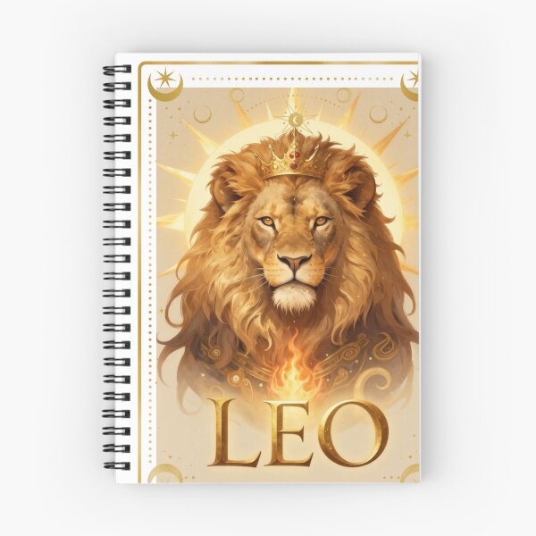 Item preview, Leo Zodiac King Aesthetic - Sun Lion and Fire Gold Art designed and sold by Atlasoloji.