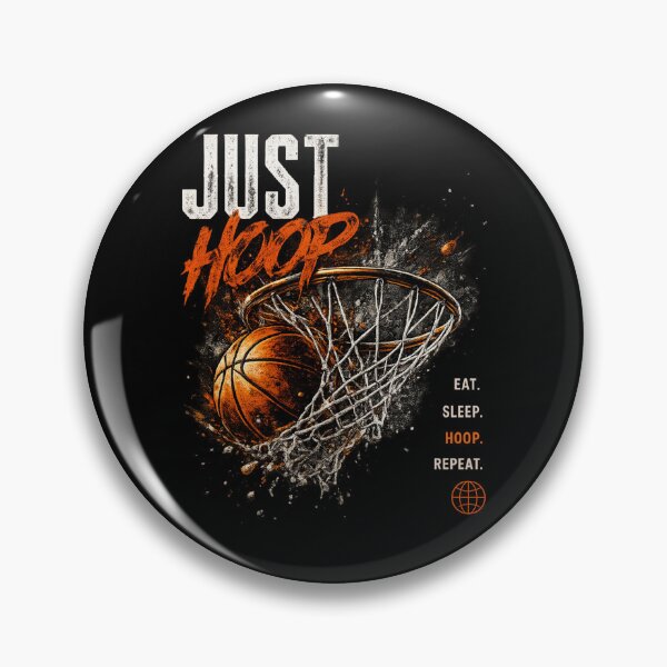 Item preview, JUST HOOP Basketball Streetwear Graphic Tee designed and sold by Radson.