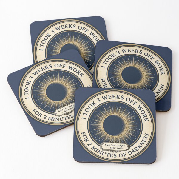 Item preview, I Took 3 Weeks Off Work For 2 Minutes Solar Eclipse 2026 designed and sold by CalmCapy Co.
