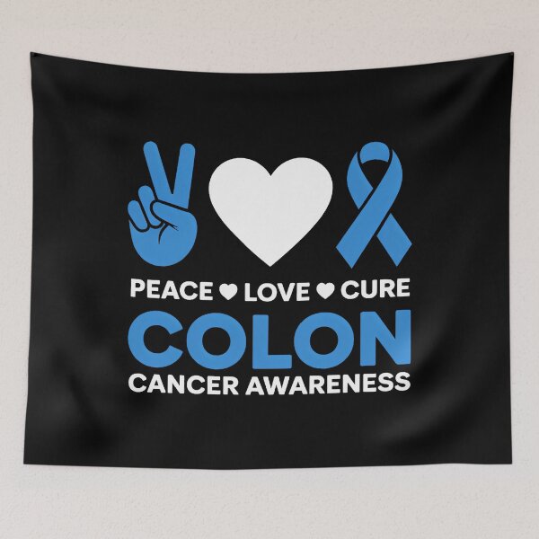 Item preview, EACE LOVE CURE Colon Cancer Awareness designed and sold by TrinaEspinoza.