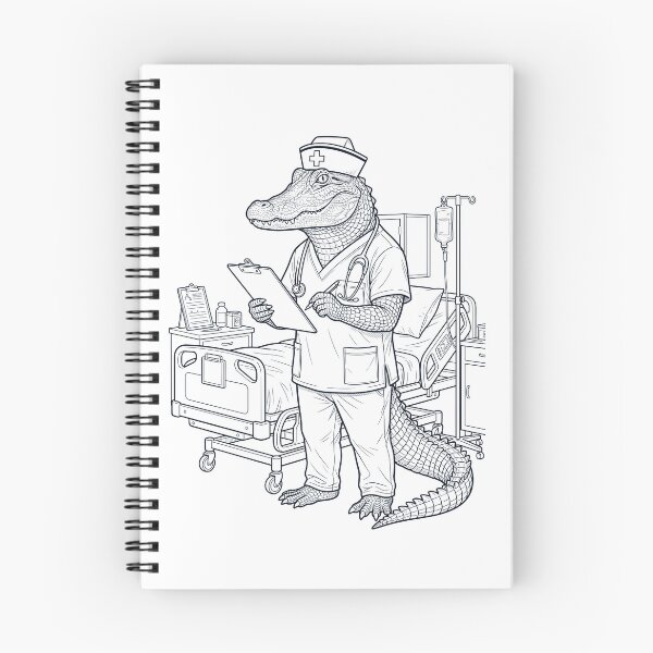 Item preview, Vintage Alligator Nurse Animal Lover designed and sold by TerryConnells.