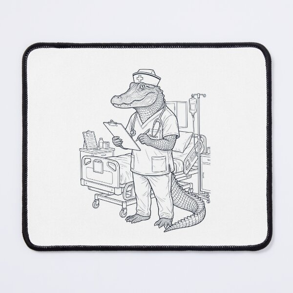 Item preview, Vintage Alligator Nurse Animal Lover designed and sold by TerryConnells.