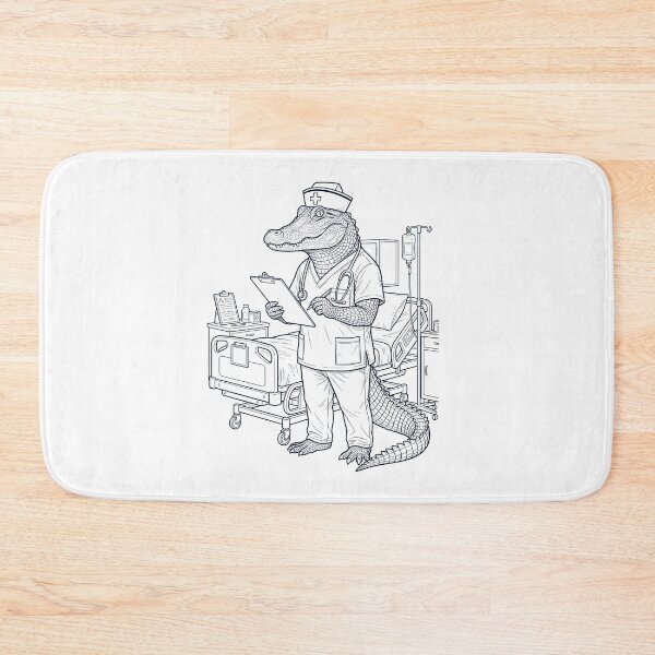 Item preview, Vintage Alligator Nurse Animal Lover designed and sold by TerryConnells.