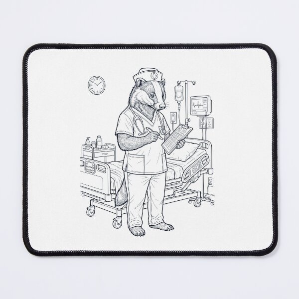 Item preview, Vintage Badger Nurse Animal Lover designed and sold by TerryConnells.
