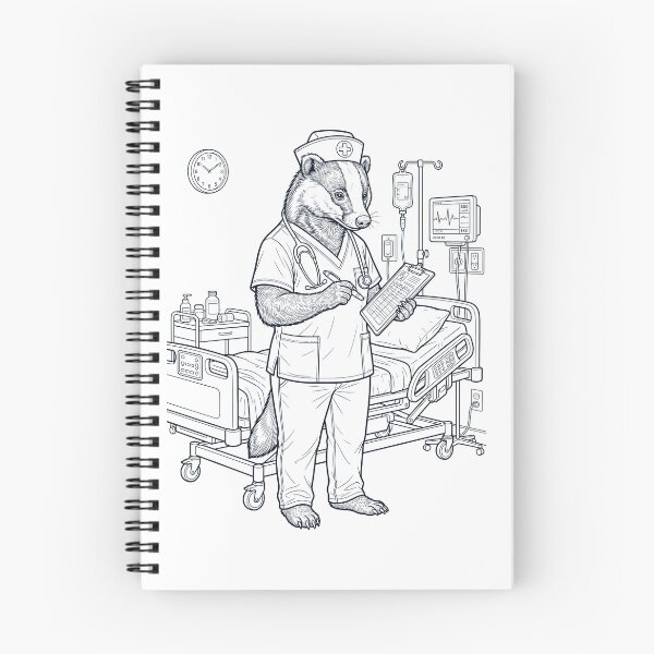 Item preview, Vintage Badger Nurse Animal Lover designed and sold by TerryConnells.