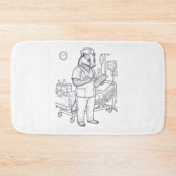 Item preview, Vintage Badger Nurse Animal Lover designed and sold by TerryConnells.
